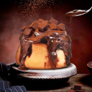 Cinnabon®<br>Limited-Time-Only<br>Raw Nama Chocolate Minibon